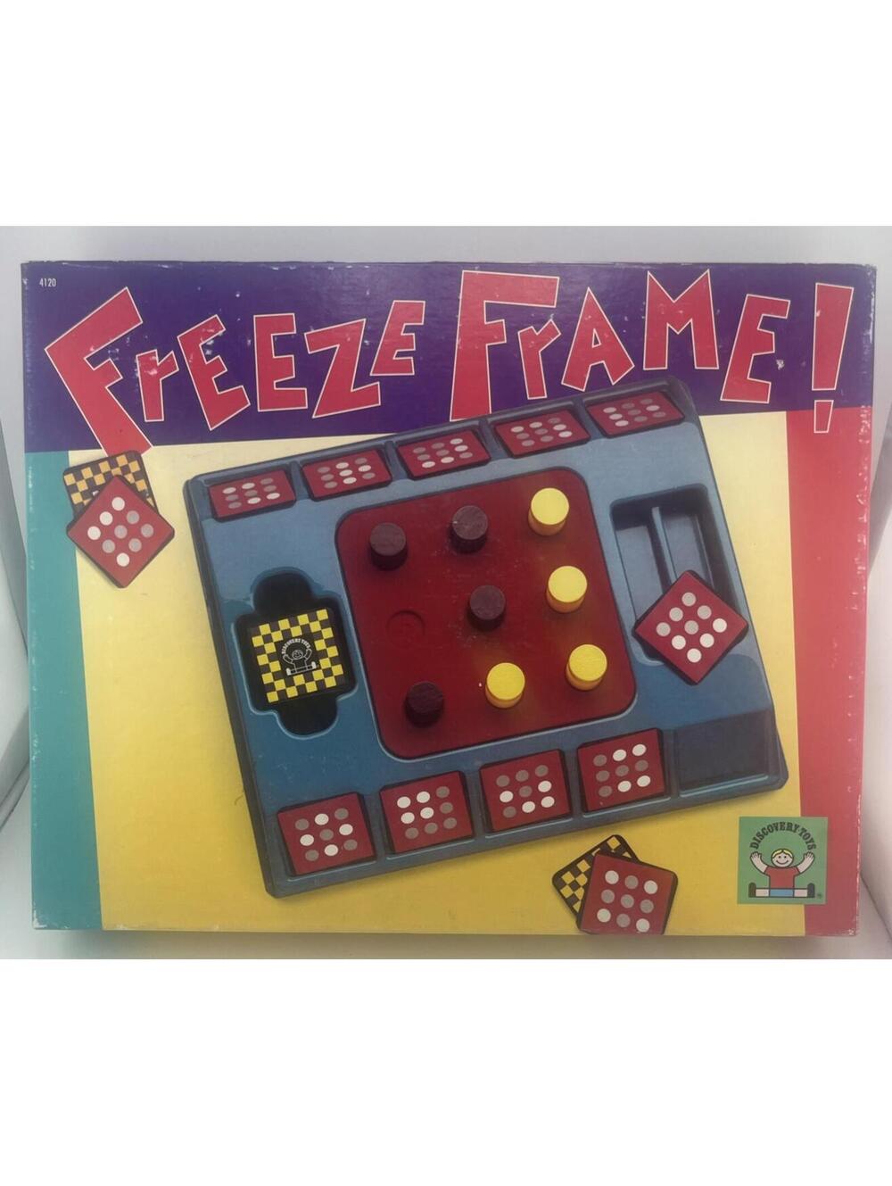 Vintage Freeze Frame Board Game Discovery Toys Complete Fun Set FF0200